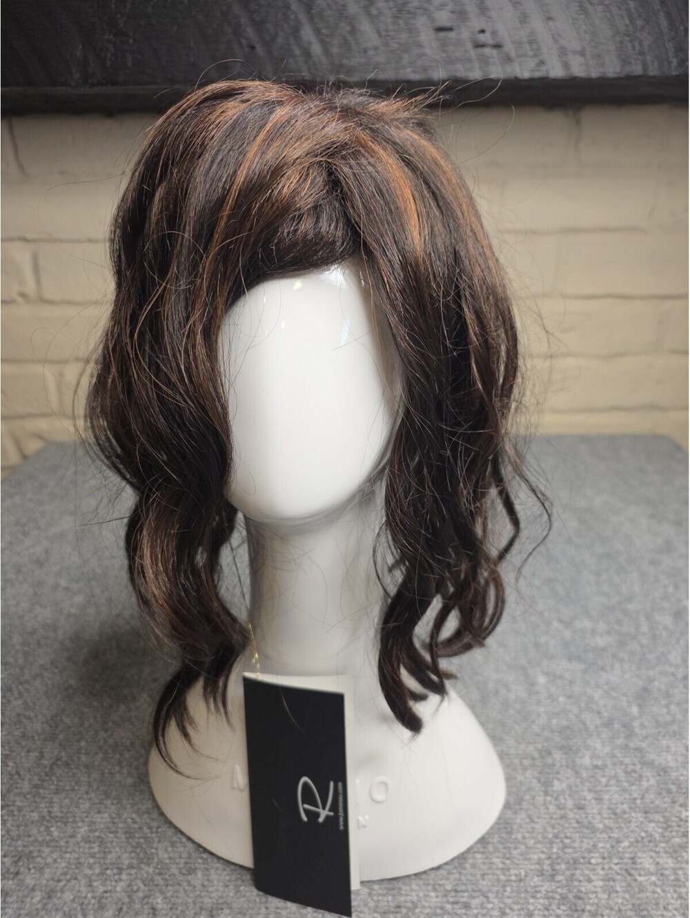 NWT Jon Renau Top Wave 12" Hair Topper Mono Top Synthetic Clip-In FS4/33/30A